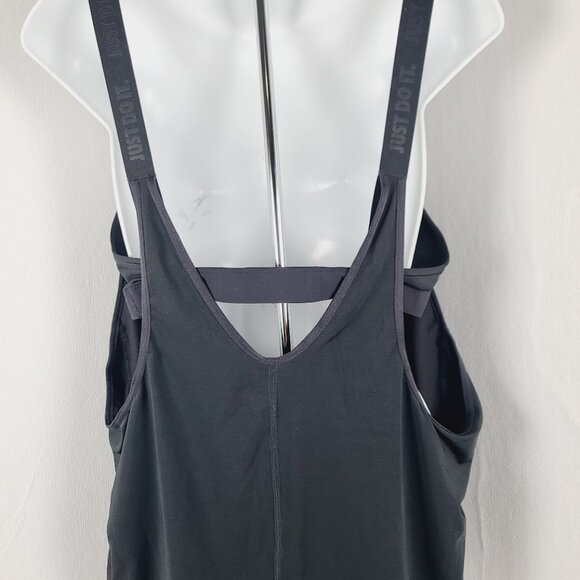 Nike Women's Black Dri-FIT Woven 2-in-1 Training Sports Tank Top Size XL - Picture 5 of 10